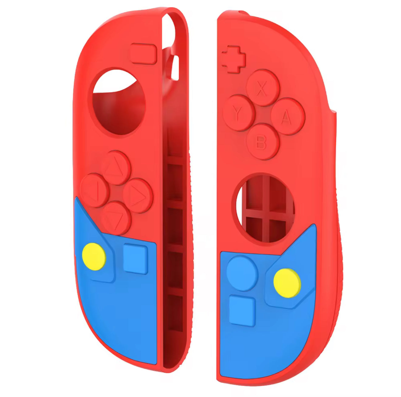Mario-Style Silicone Case for Nintendo Switch 2 Joy-Cons โ Red