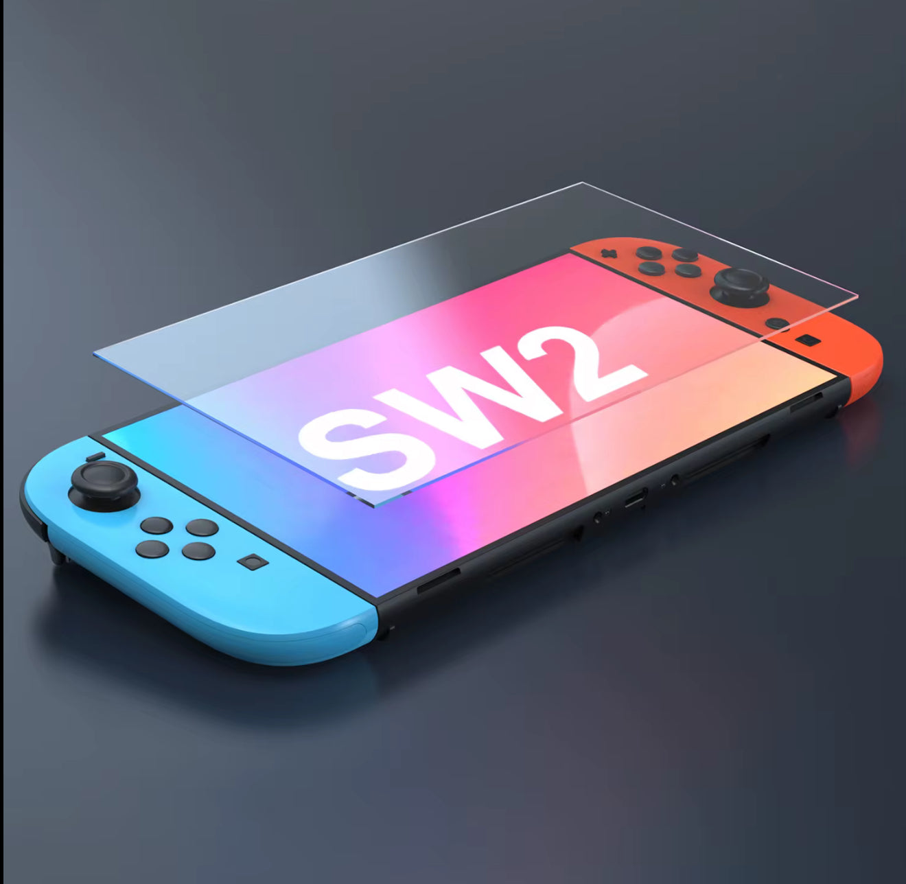 Tempered Glass Screen Protector for Nintendo Switch 2 (2PCS)