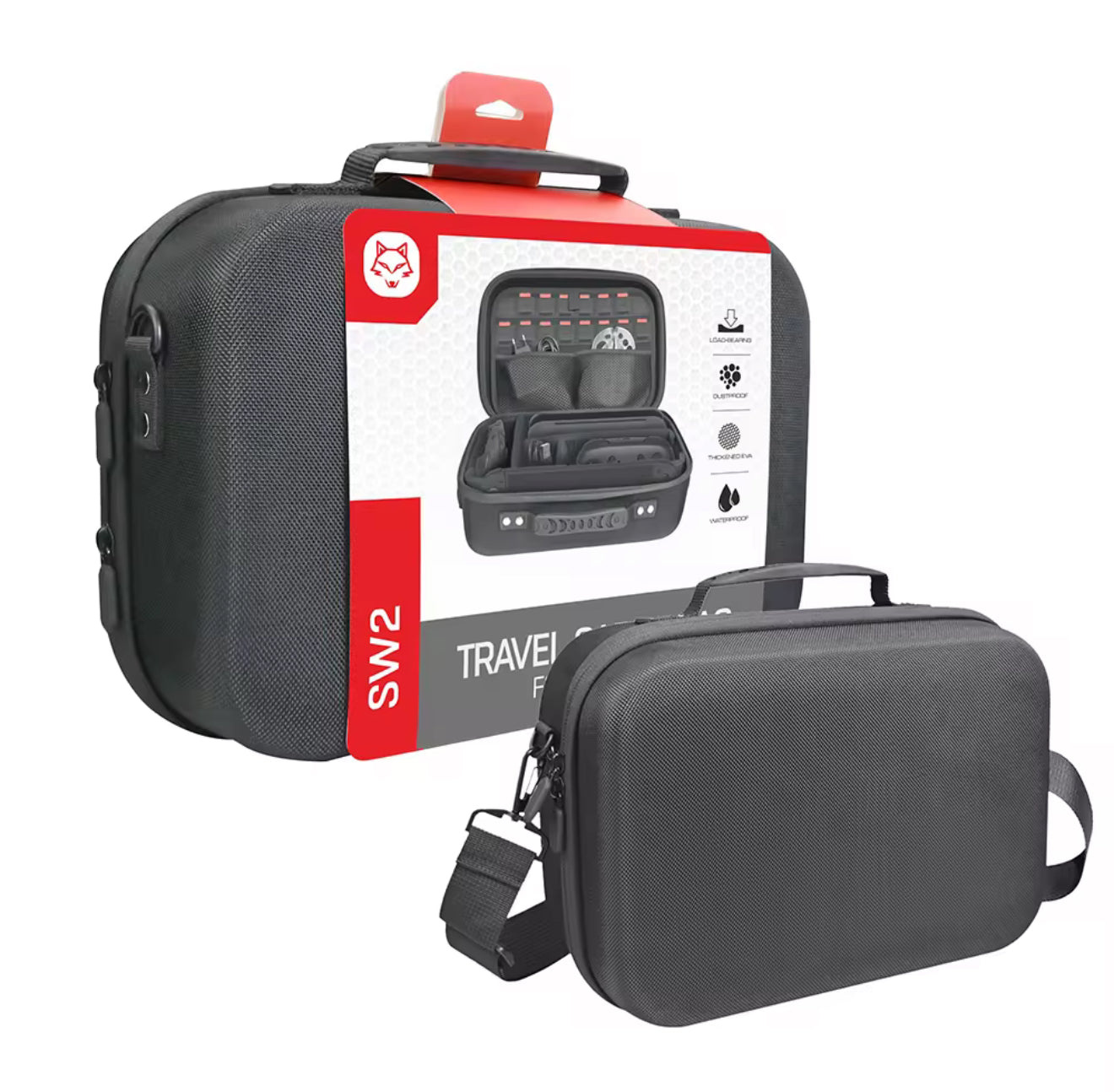 Hard Travel Carry Case for Nintendo Switch 2 – Black