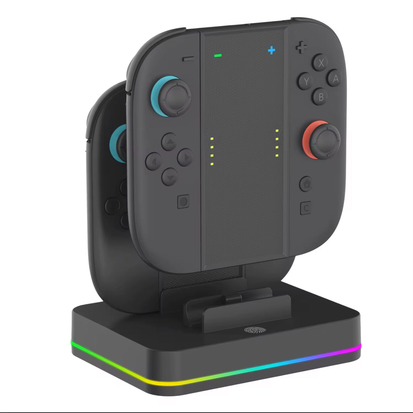 Switch2 4-in-1 RGB Charging Dock – Joy-Con Charging Stand