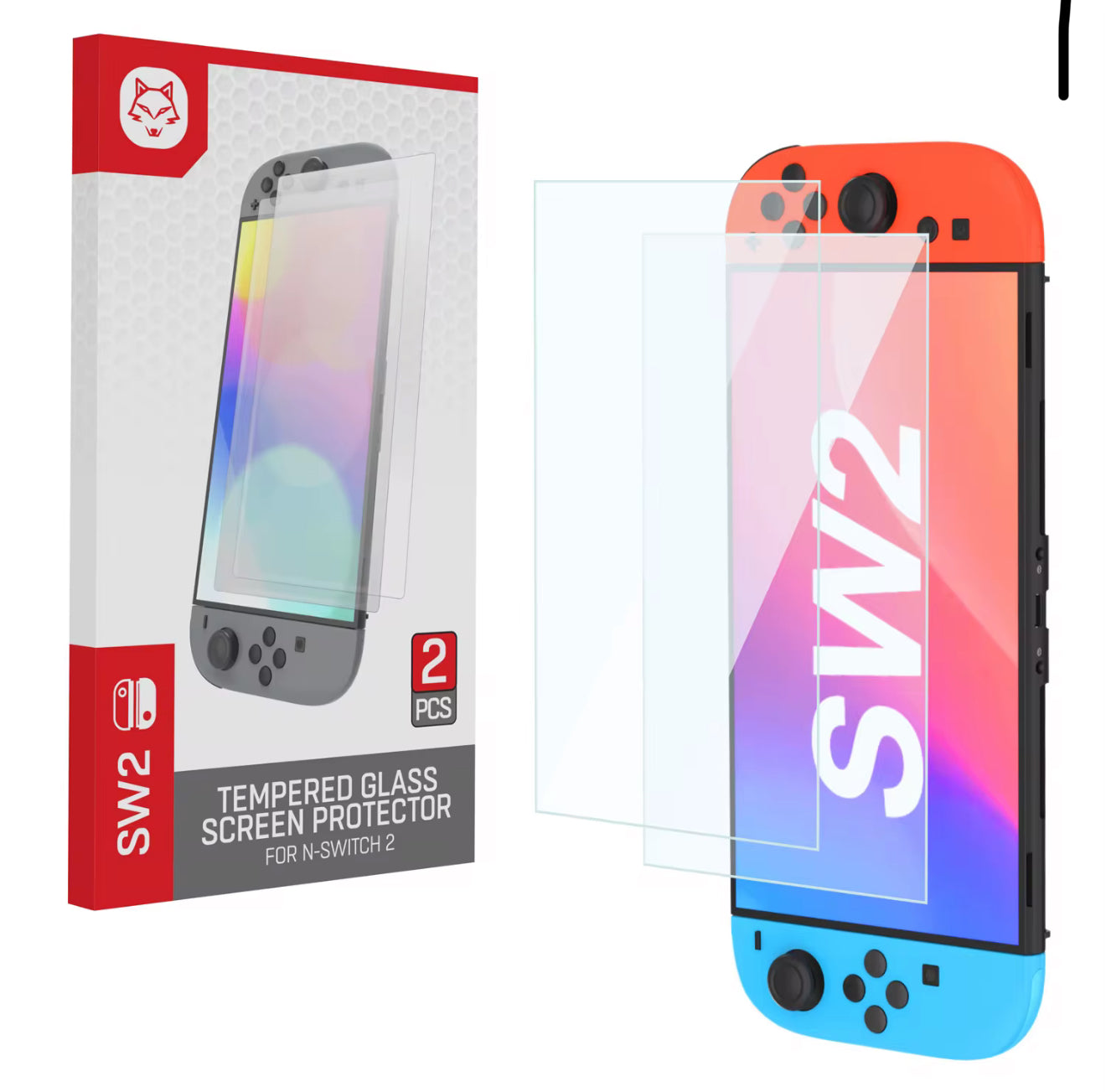 Tempered Glass Screen Protector for Nintendo Switch 2 (2PCS)