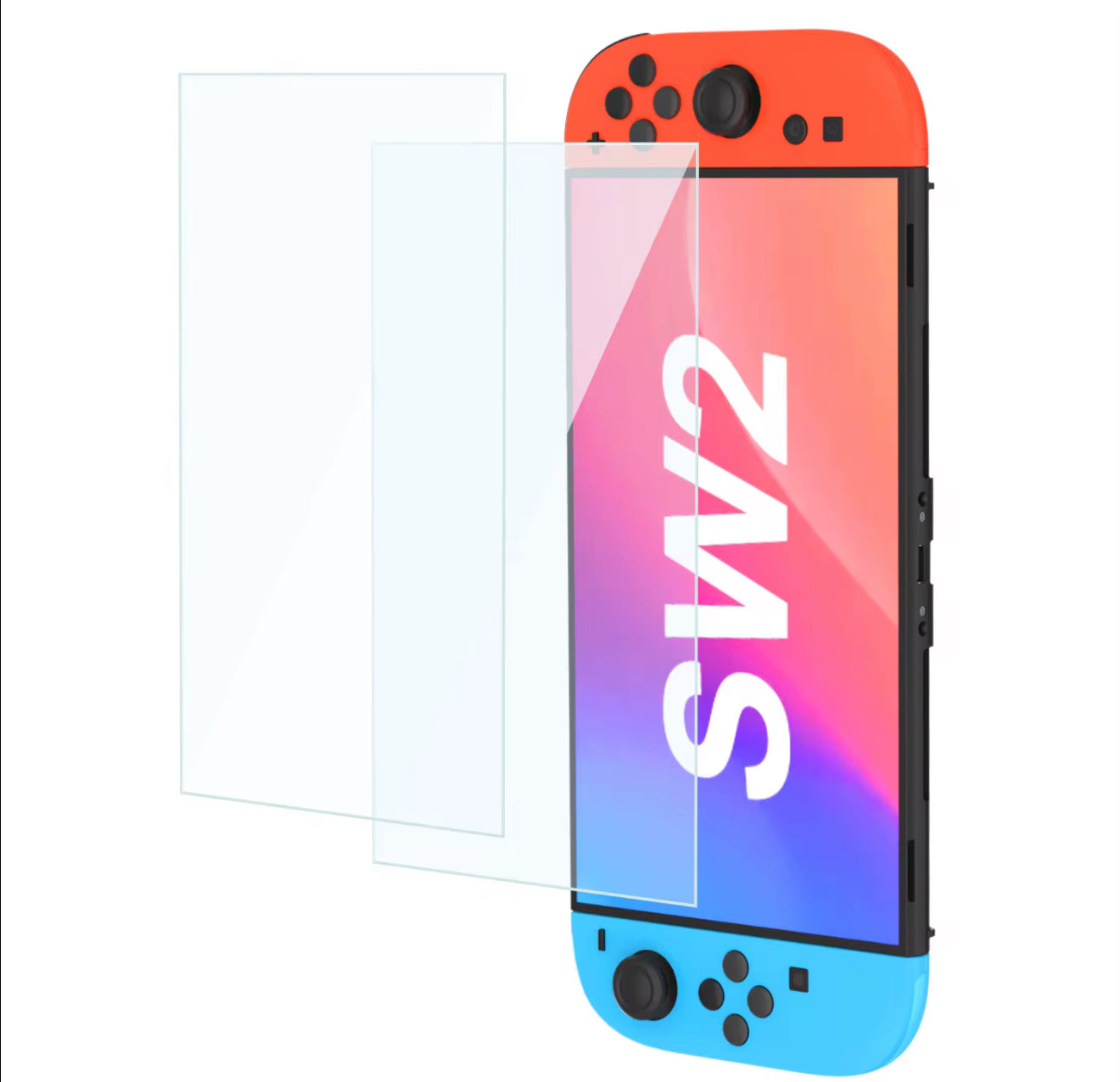 Tempered Glass Screen Protector for Nintendo Switch 2 (2PCS)
